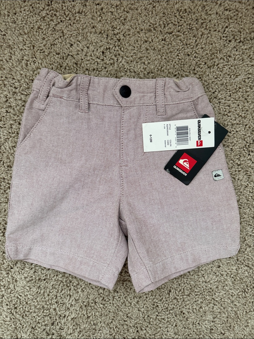 Quiksilver Kids Light Pink Casual Shorts